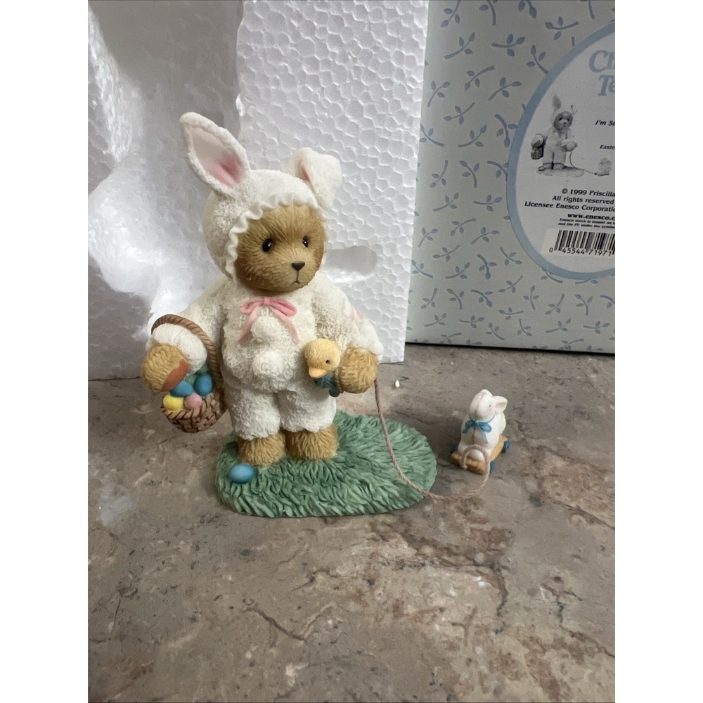 Cherished Teddies Trudy Easter Bunny I Am So Happy You're My Friend Figurine